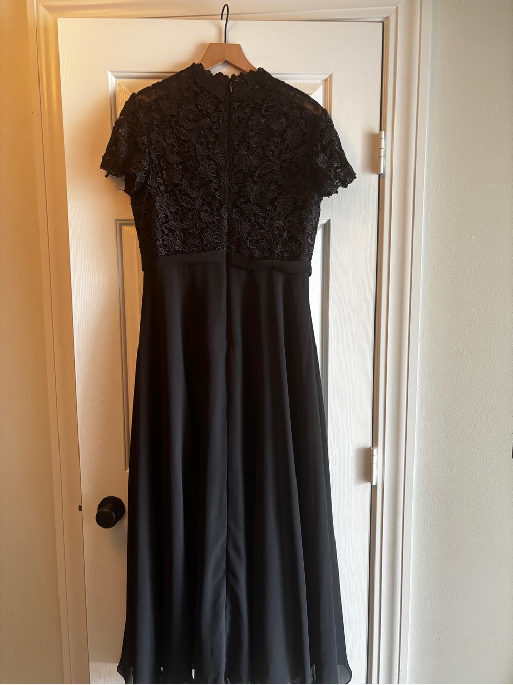 JJs House Black Lace High-Neck Evening Dress- Mother of the Bride - Picture 4 of 4